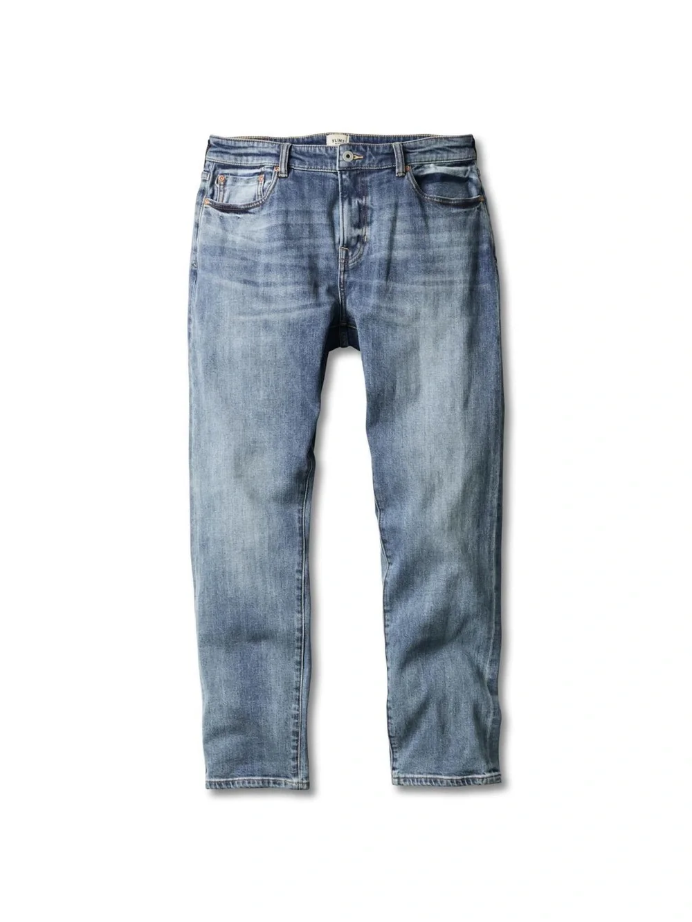 Flint and Tinder Stretch Selvedge Denim Jeans - Light Wash - 33 x 30
